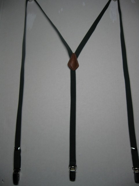3/4" wide."Y" Style. SIZES: Toddlers thru Adults $6.10 to $7.90   (25"- 48" long) All Straps are stretchable Cotton/Polyester Hand Washable-Hang to Dry Material with 3 Strong 1/2"x 1" High Polished CHROME GRIPS with Nylon Teeth and has 2 CHROME secure adjusters in front.          Y-PD460N-D1C